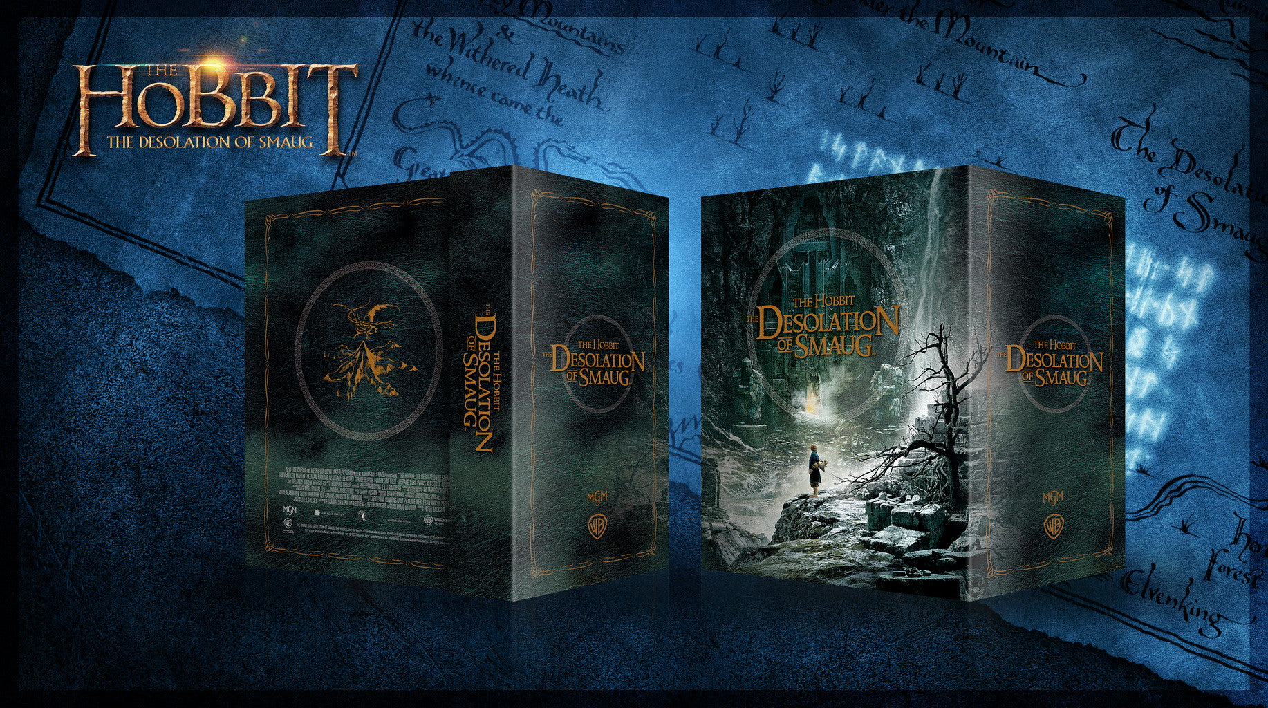 The Hobbit Trilogy 4K Blu-ray Steelbook Blufans Exclusive #103 #104 #105 Triple Box Set