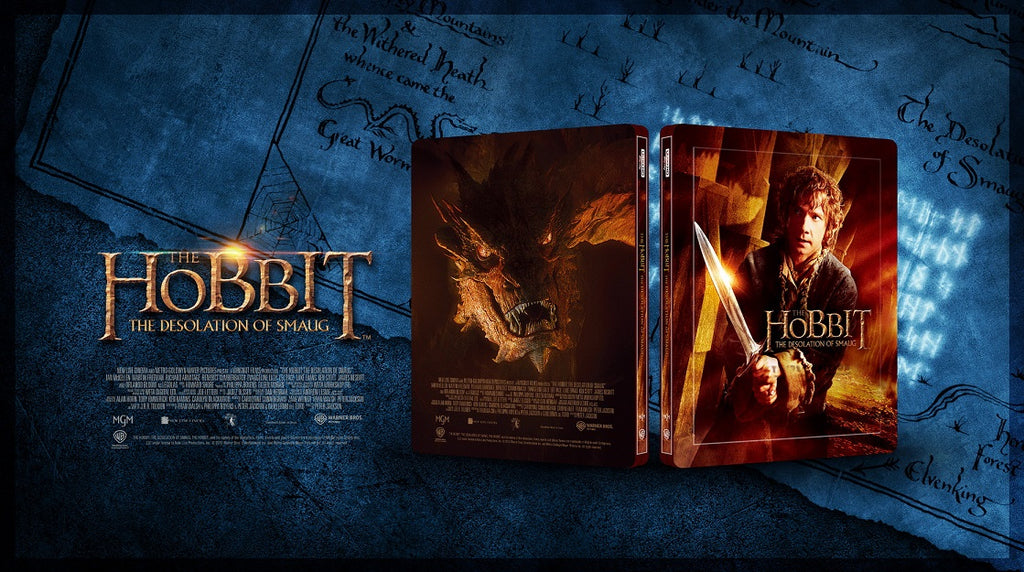 The Hobbit Trilogy 4K Blu-ray Steelbook Blufans Exclusive #103 #104 #105 Triple Box Set