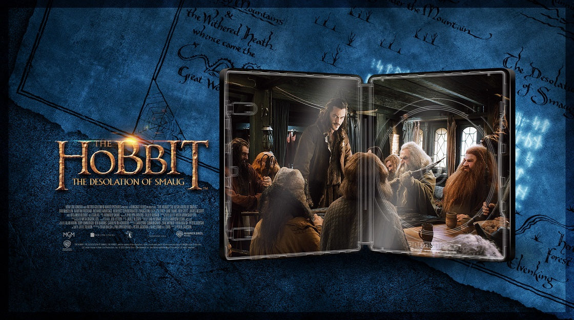The Hobbit Trilogy 4K Blu-ray Steelbook Blufans Exclusive #103 #104 #105 Triple Box Set