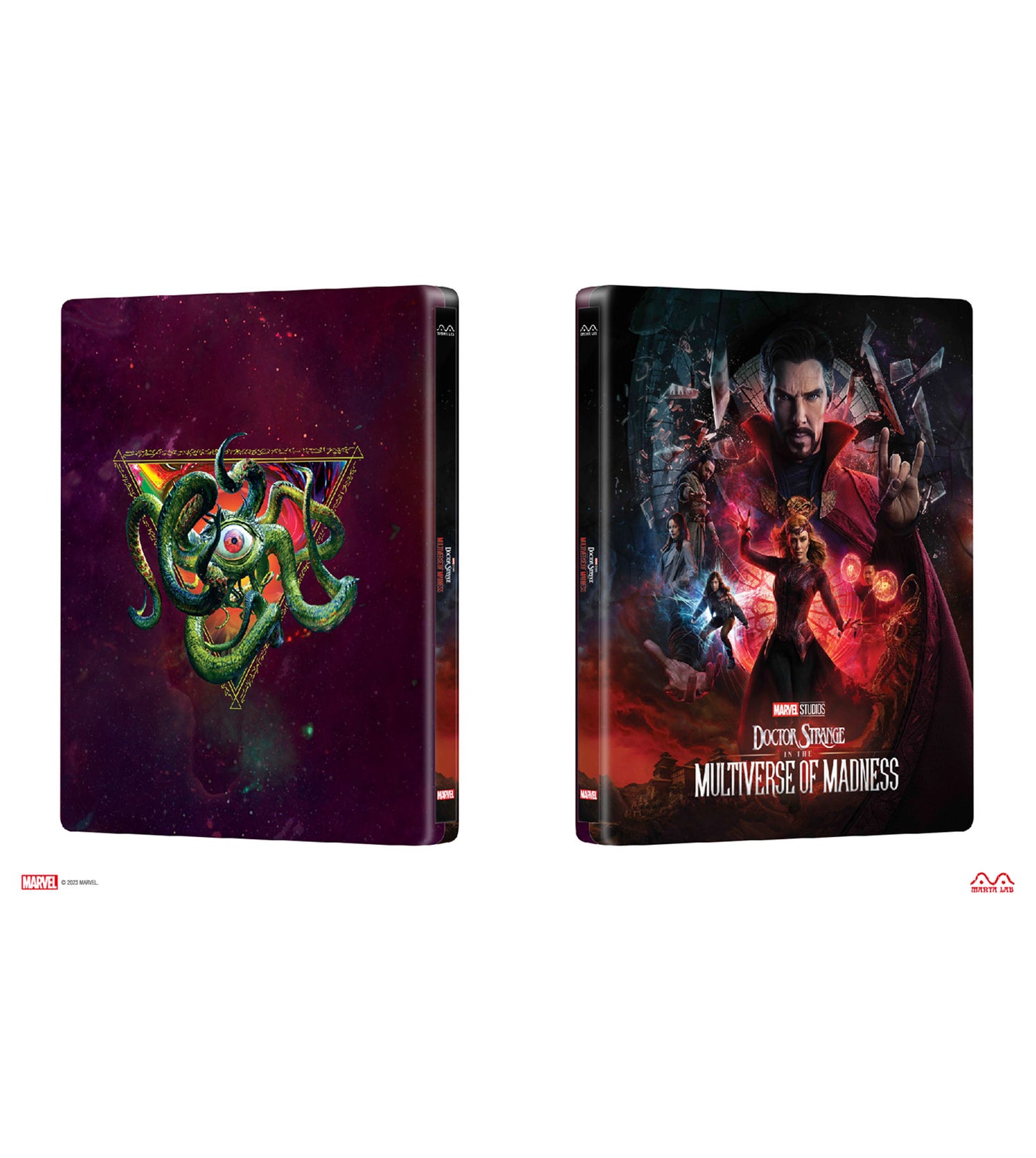 Doctor Strange in the Multiverse of Madness Steelbook Manta Lab MCP#001 Magnet Lenticular Quarter Slip (Discless)