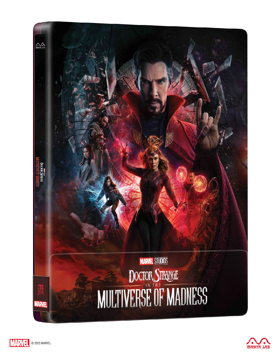 Doctor Strange in the Multiverse of Madness Steelbook Manta Lab MCP#001 Magnet Lenticular Quarter Slip (Disque non inclus)