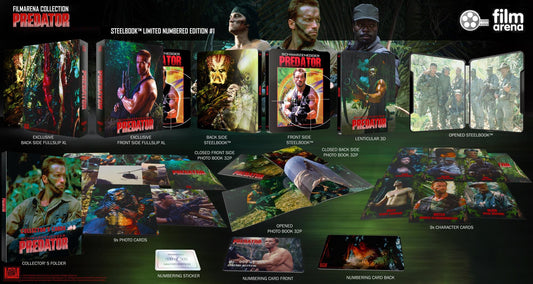 Predator Steelbook (Discless) Filmarena Collection #158 Edition 1 XL Fullslip