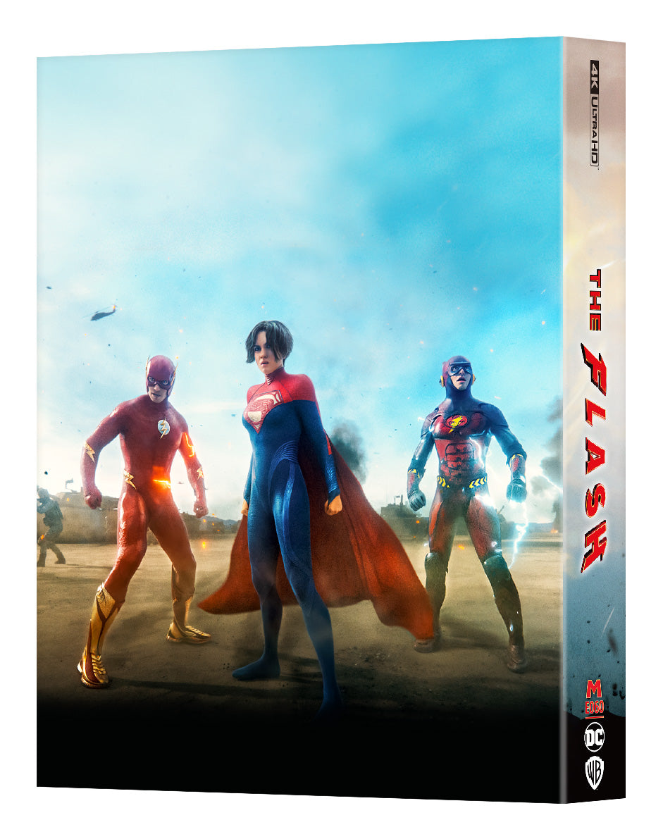 Le Blu-ray 4K de The Flash, édition Steelbook exclusive Manta Lab ME#60 HDN GB, précommande avec fourreau lenticulaire