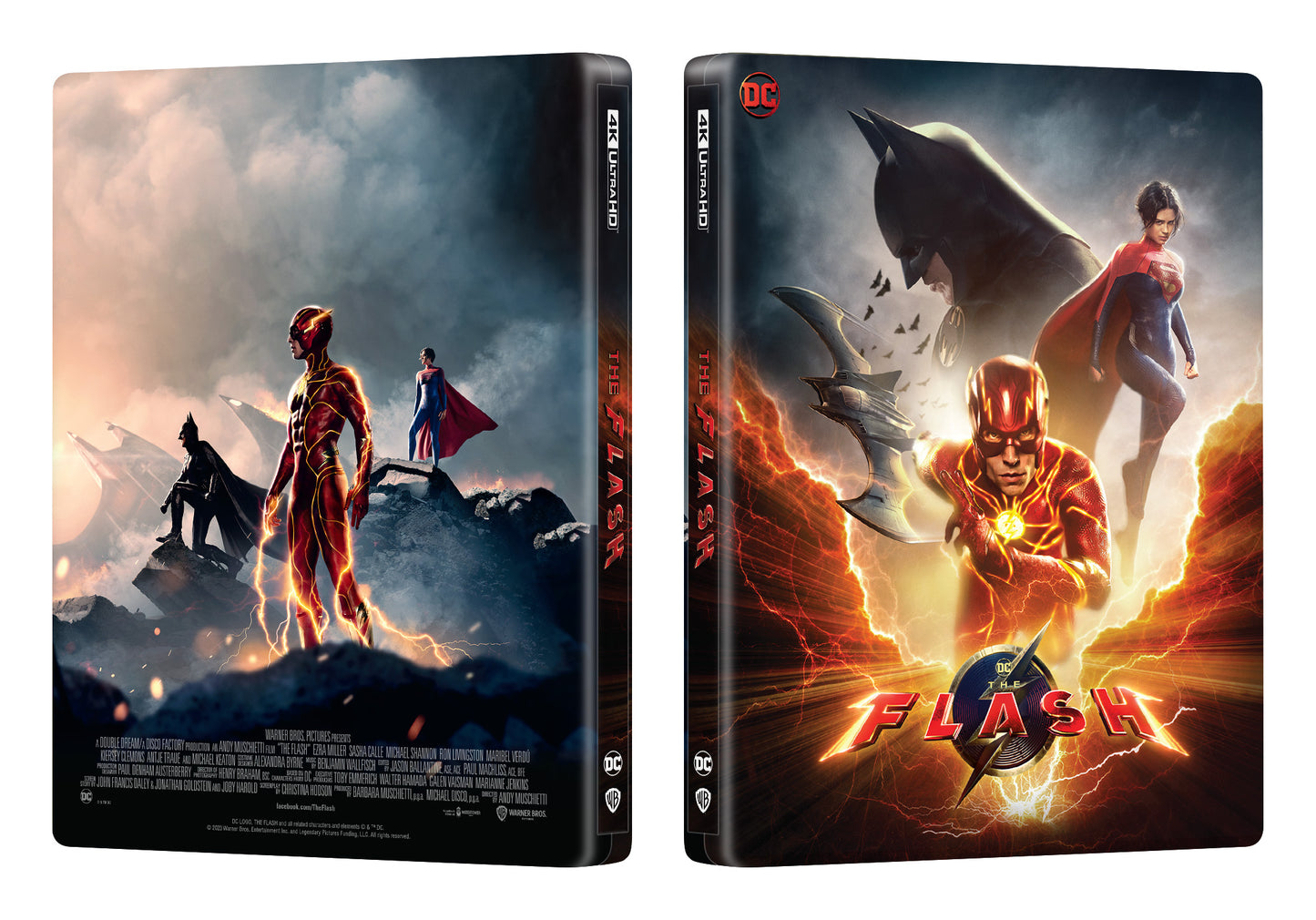 The Flash 4K Blu-ray Steelbook Manta Lab Exclusive ME#60 HDN GB Pre-Order Full Slip