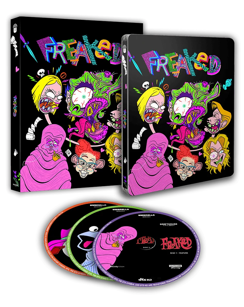 Freaked! (1993) 4K Ultra HD Steelbook + Blu-ray Collector's Edition (AU Import) - PREORDER