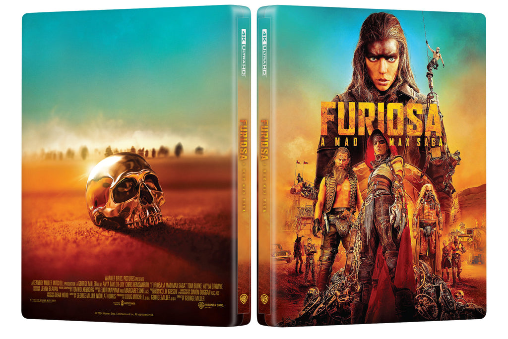 Furiosa : A Mad Max Saga (Standard et Chrome) Steelbook 4K UHD Manta Lab Exclusive ME#75 Double Lenticulaire Full Slip B - PRÉCOMMANDE