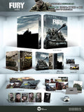 Fury 4K + Blu-ray Steelbook WeET Collection Exclusive #33 Lenticular Slip B - PREORDER