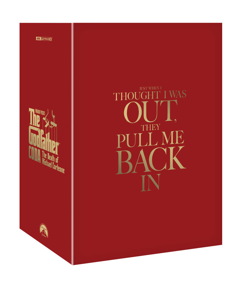 The Godfather Part 3 4K Blu-ray Steelbook Manta Lab Exclusive ME#88 One Click Box Set - PREORDER