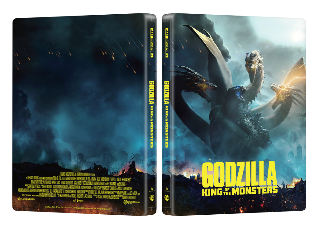 Godzilla : Roi des Monstres Steelbook 4K Blu-ray Steelbook Manta Lab Exclusive ME#44 Double Lenticulaire Full Slip B