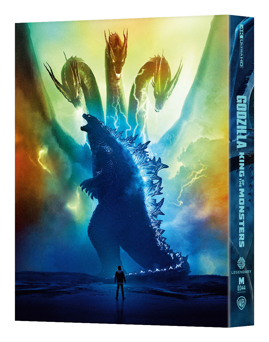 Godzilla: King of the Monsters Steelbook 4K Blu-ray Steelbook Manta Lab Exclusive ME#44 Double Lenticular Full Slip B - PREORDER