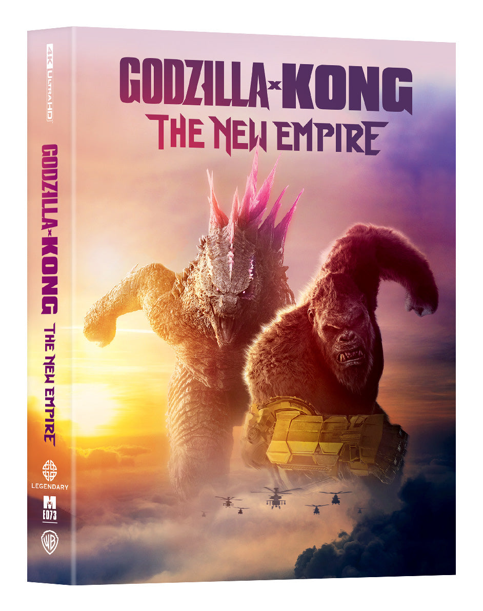 Godzilla x Kong : Le Nouvel Empire 4K UHD Steelbook Manta Lab Exclusive ME#73 Double Lenticulaire Full Slip B