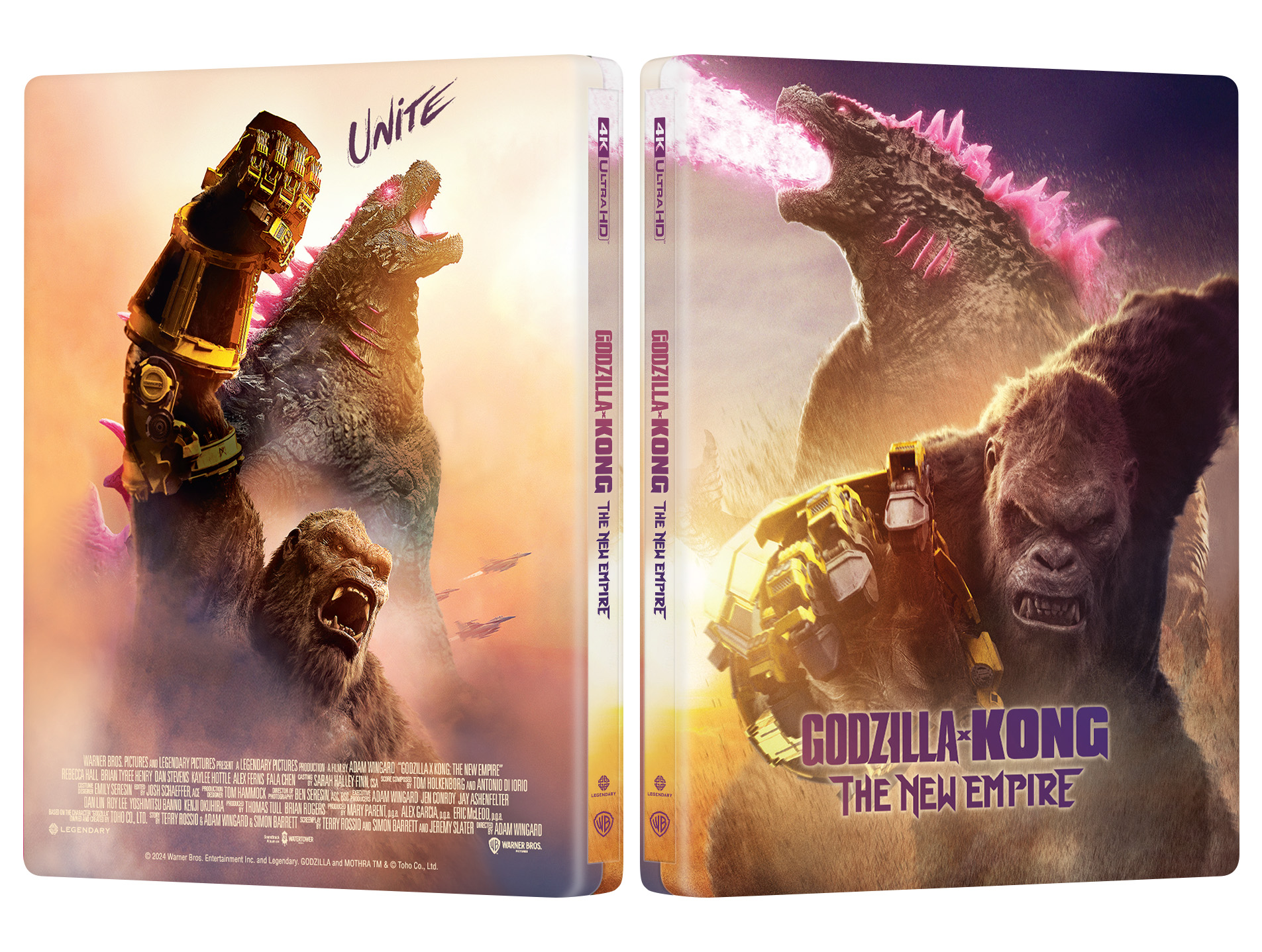 Godzilla x Kong : Le Nouvel Empire 4K UHD Steelbook Manta Lab Exclusive ME#73 Full Slip