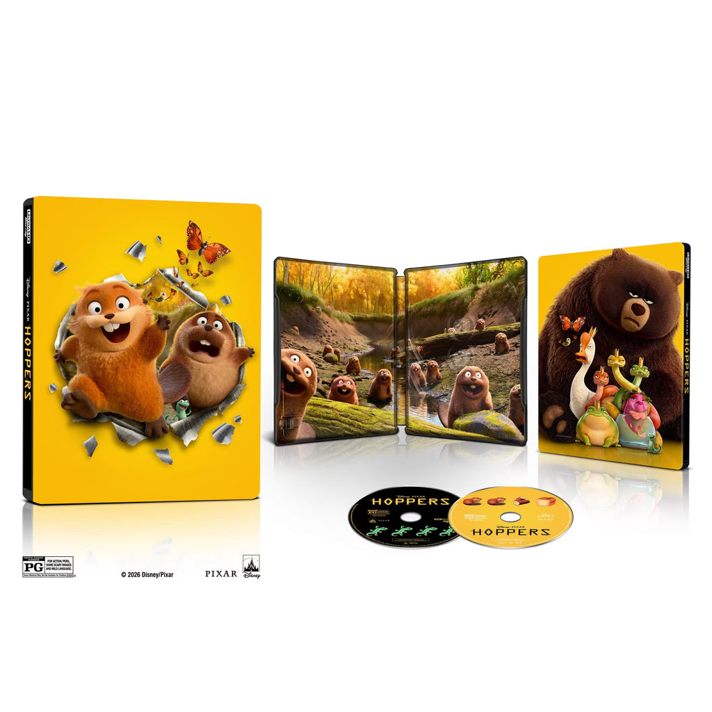 Hoppers 4K Ultra HD Steelbook + Blu-ray + Digital 4K