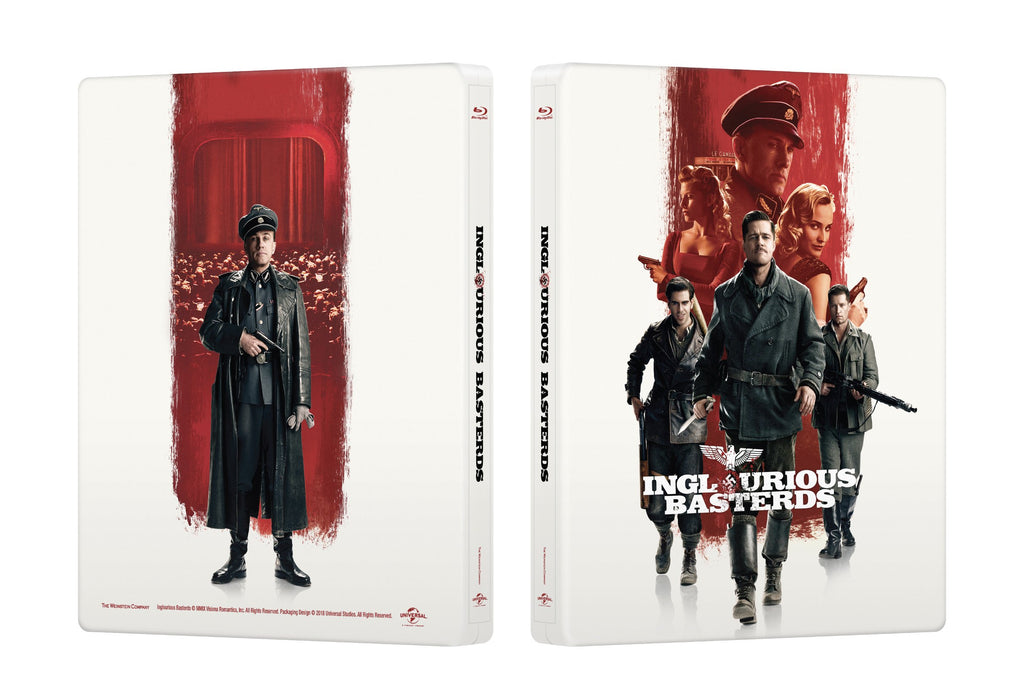Inglourious Basterds Blu-ray Steelbook Manta Lab Exclusive ME#23 Pochette lenticulaire