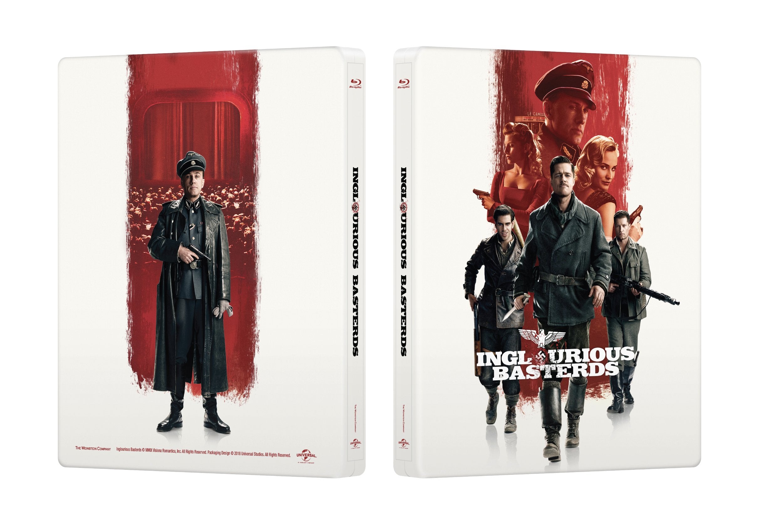 Inglourious Basterds Blu-ray Steelbook Manta Lab Exclusive ME#23 Pochette lenticulaire