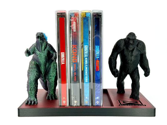 Godzilla Kong MonsterVerse  5 Steelbook Display Shelf