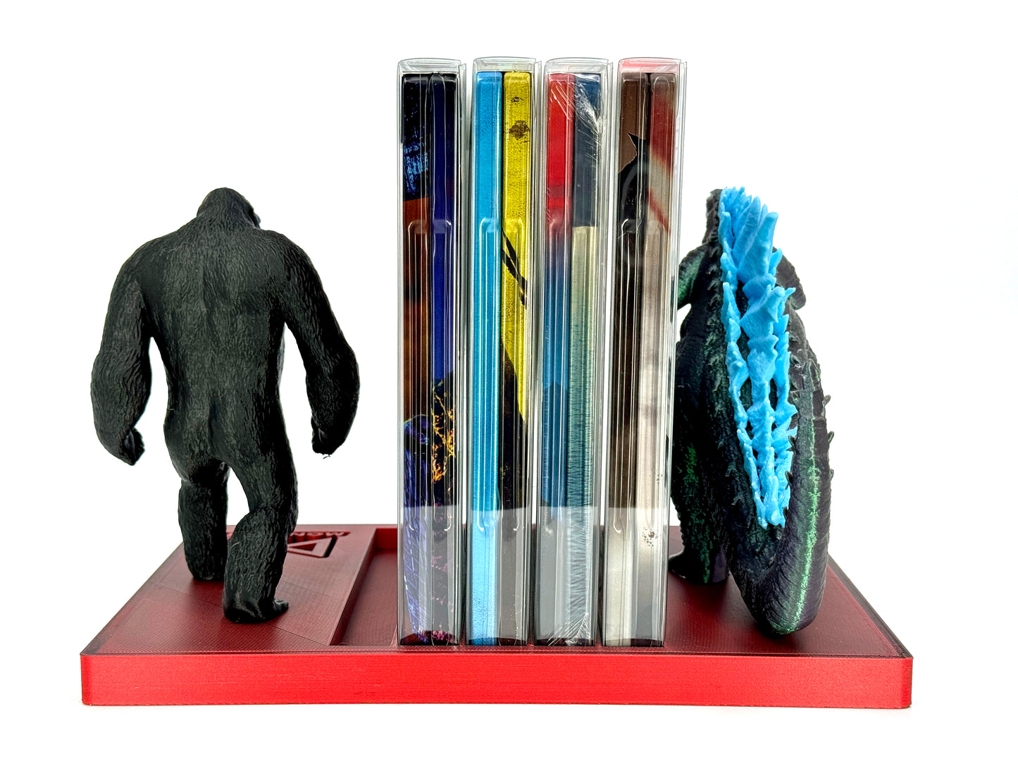 Godzilla Kong MonsterVerse  5 Steelbook Display Shelf