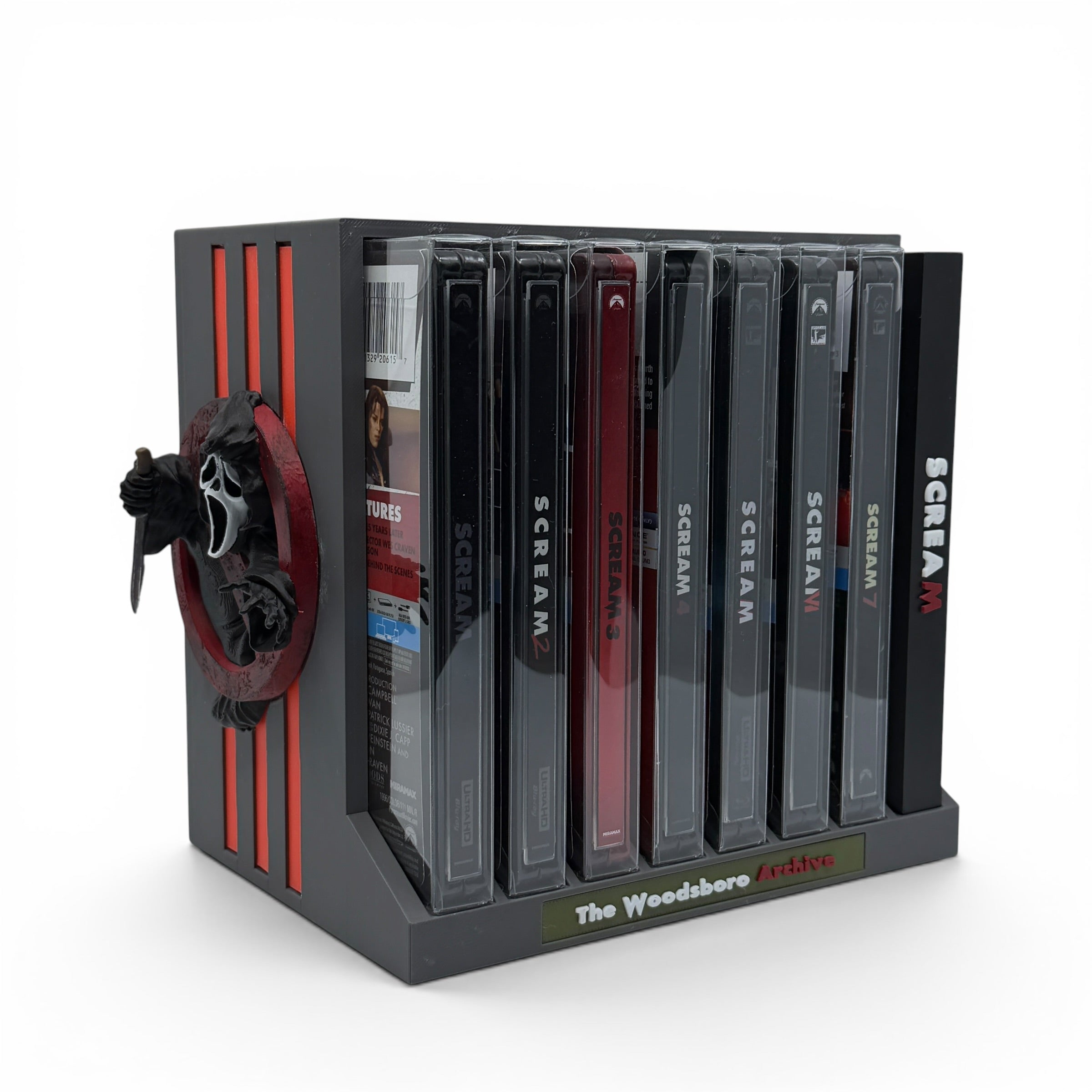 The Woodsboro Archive™ Inspired 8 Movie Steelbook Display Case