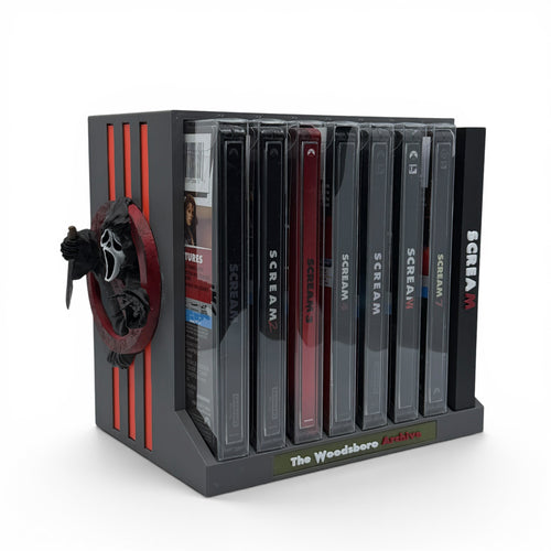 The Woodsboro Archive™ Inspired 8 Movie Steelbook Display Case
