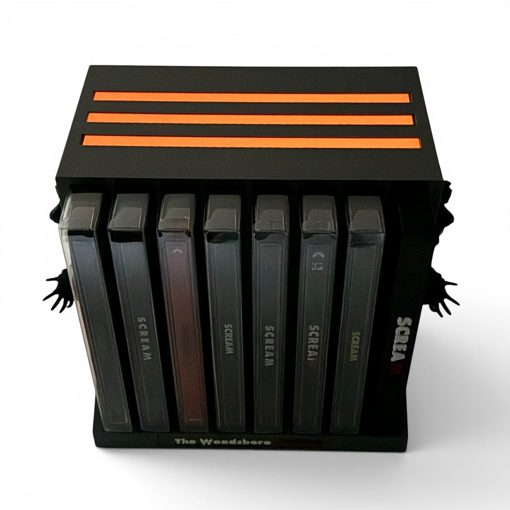 The Woodsboro Archive™ Inspired 8 Movie Steelbook Display Case