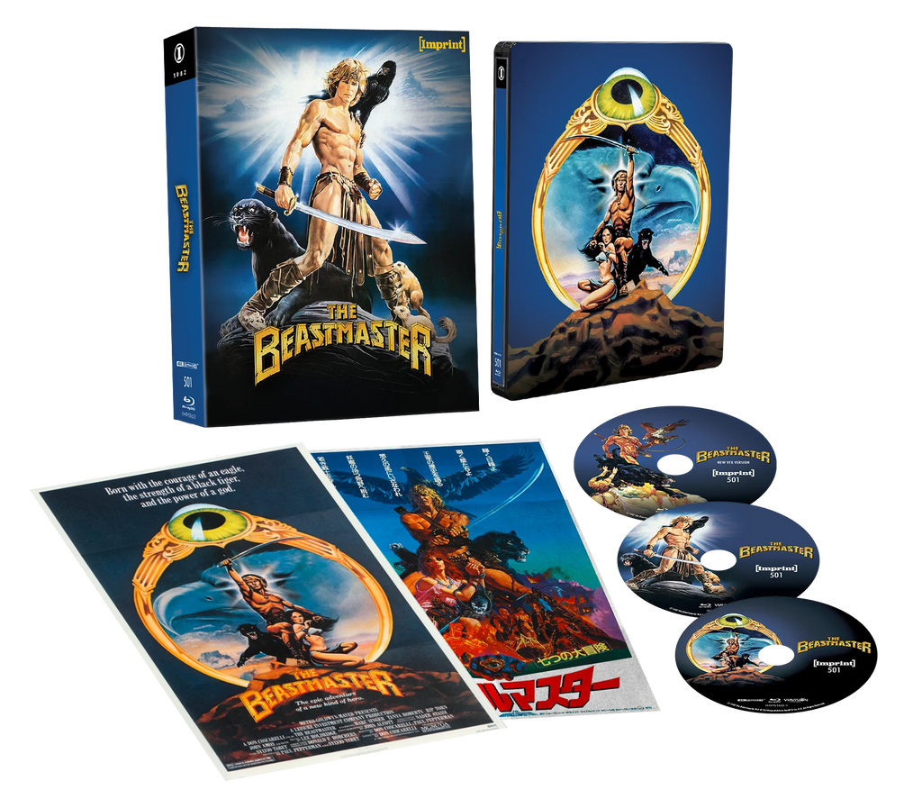 The Beastmaster (1982) 4K UHD Blu-ray Steelbook IImprint Collection #501 Limited Edition Lenticular Hardcase
