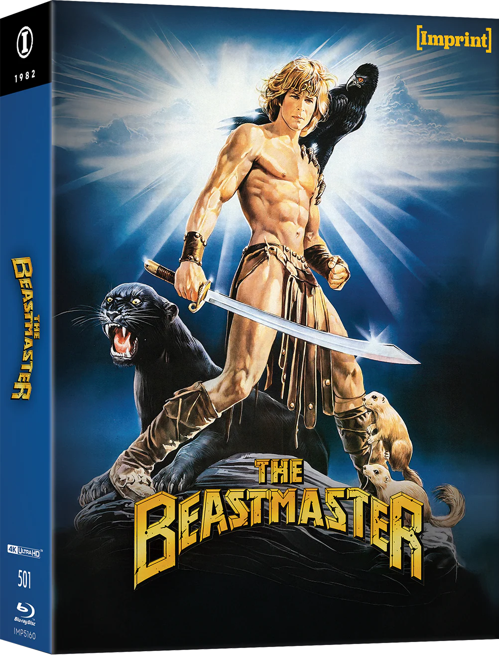 The Beastmaster (1982) 4K UHD Blu-ray Steelbook IImprint Collection #501 Limited Edition Lenticular Hardcase