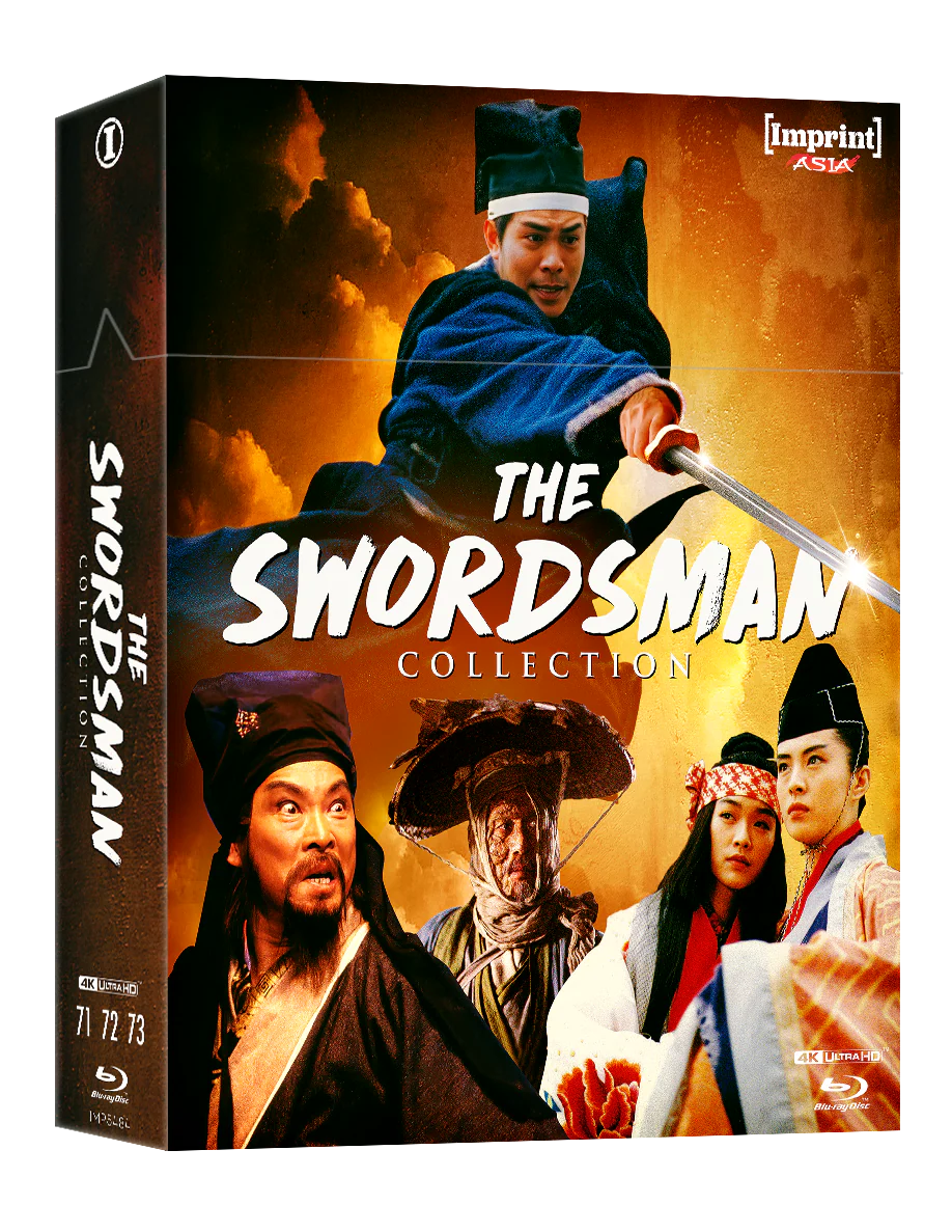 The Swordsman Collection (1990 - 1993) 4K UHD Blu-ray Steelbook Imprint Asia #71 - 73 Limited Edition Hardbox
