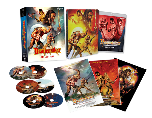 Deathstalker Collection (1983 - 2025) 4K UHD Blu-ray Steelbook Imprint Collection #663-665 Limited Edition Lenticular Hardcase + Posters