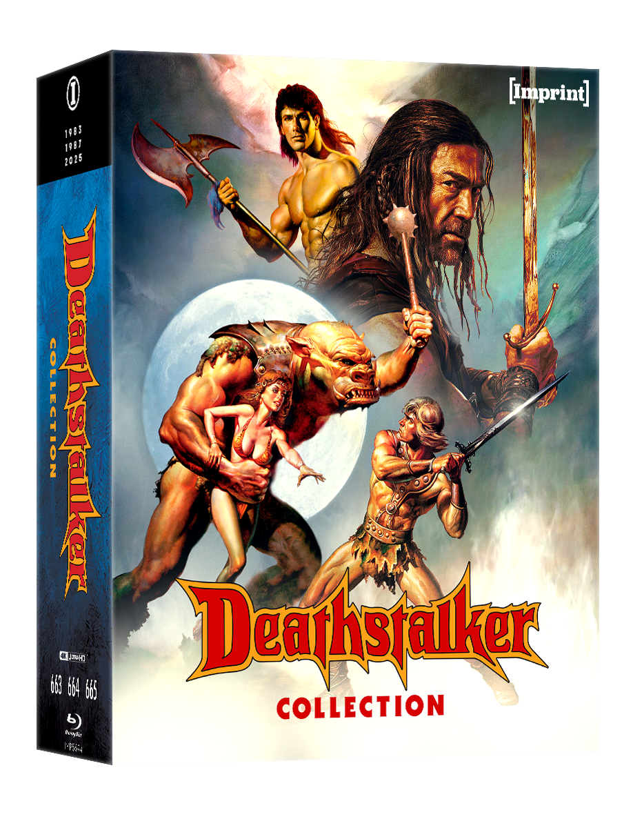 Deathstalker Collection (1983 - 2025) 4K UHD Blu-ray Steelbook Imprint Collection #663-665 Limited Edition Lenticular Hardcase + Posters