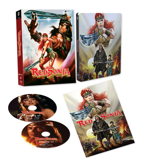 Red Sonja (1985) 4K UHD Blu-ray Steelbook Imprint Collection #667 Limited Edition Lenticular Hardcase + Poster