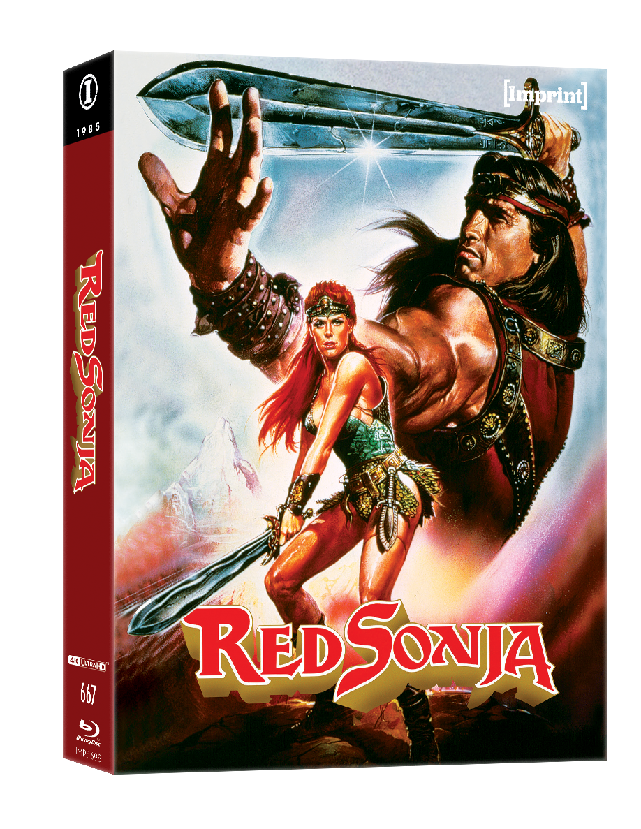 Red Sonja (1985) 4K UHD Blu-ray Steelbook Imprint Collection #667 Limited Edition Lenticular Hardcase + Poster