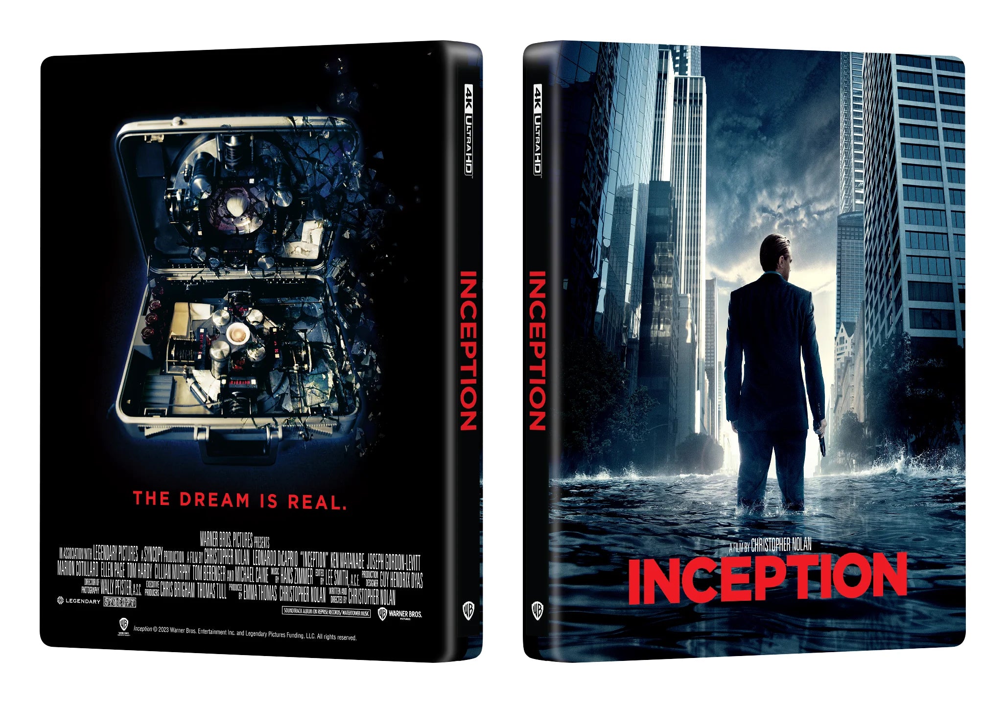 Inception 4K Blu-ray Steelbook Manta Lab Exclusive ME#33 HDN GB Pre-Order Double Lenticular Slip