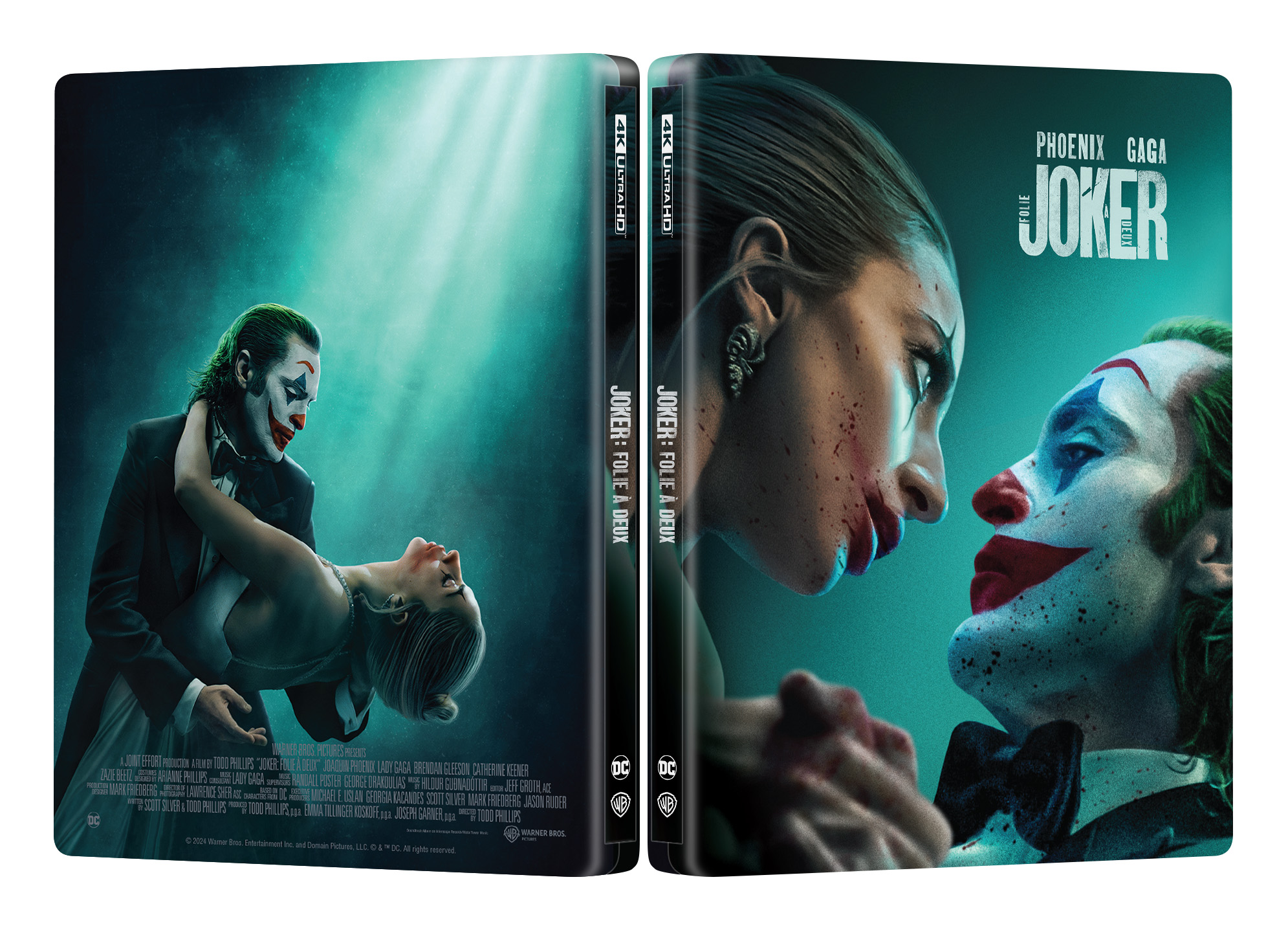 Joker : Folie à Deux 4K Blu-ray Steelbook Manta Lab Exclusive ME#79 Double Lenticulaire Full Slip A - PRÉCOMMANDE