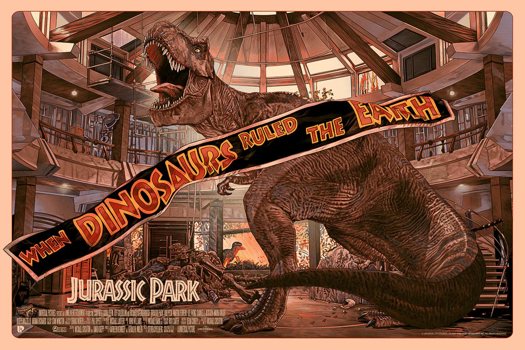 Jurassic Park - Ruiz Burgos (2021) Sérigraphie