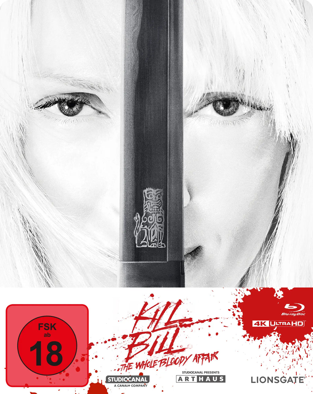 Kill Bill: The Whole Bloody Affair 4K Blu-ray Steelbook Limited Edition (German Import) - PREORDER