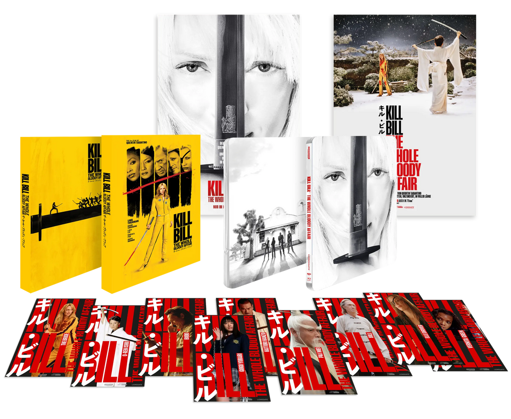Kill Bill: The Whole Bloody Affair 4K Blu-ray Steelbook Collector's Edition (German Import) - PREORDER