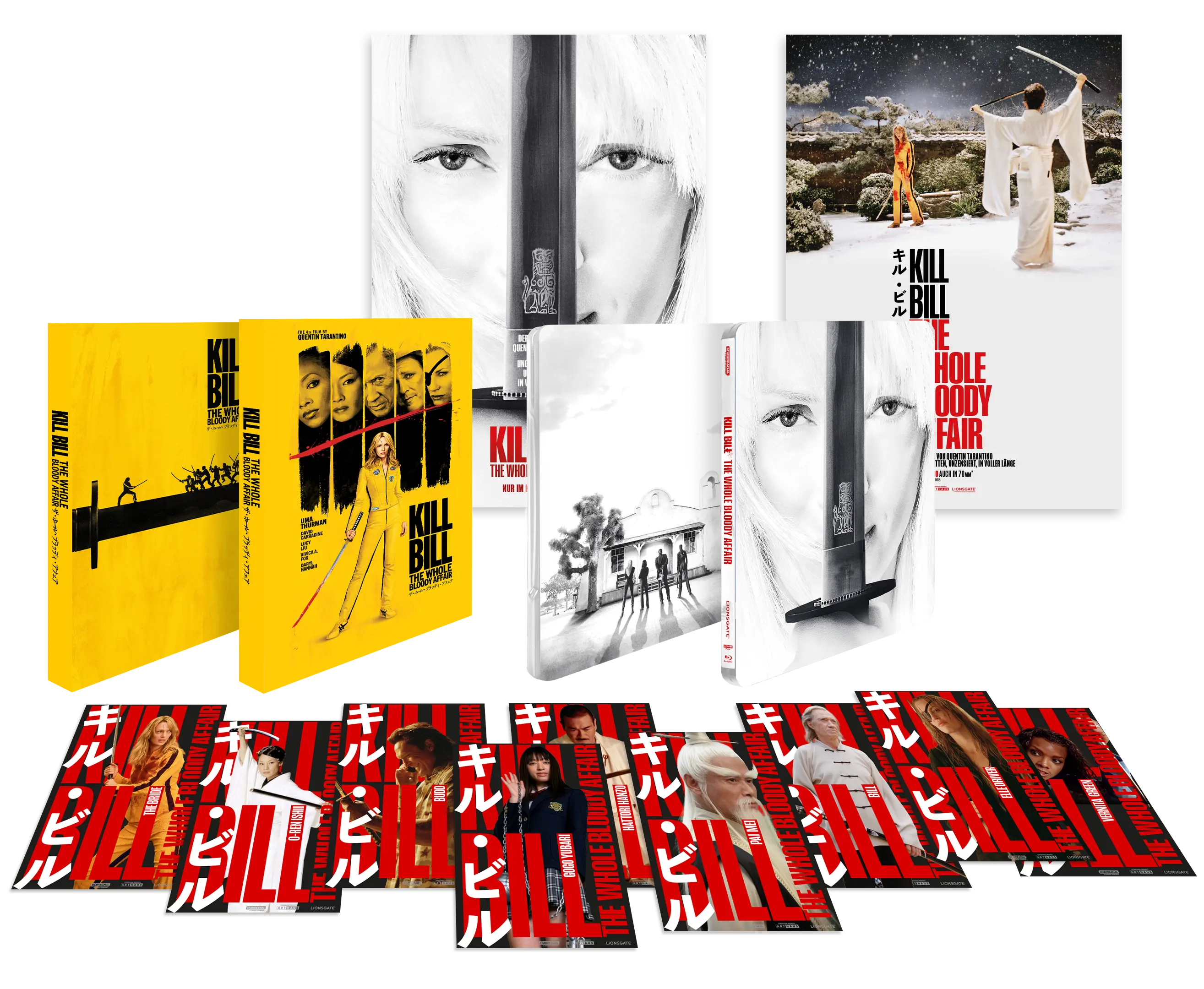 Kill Bill: The Whole Bloody Affair 4K Blu-ray Steelbook Collector's Edition (German Import) - PREORDER