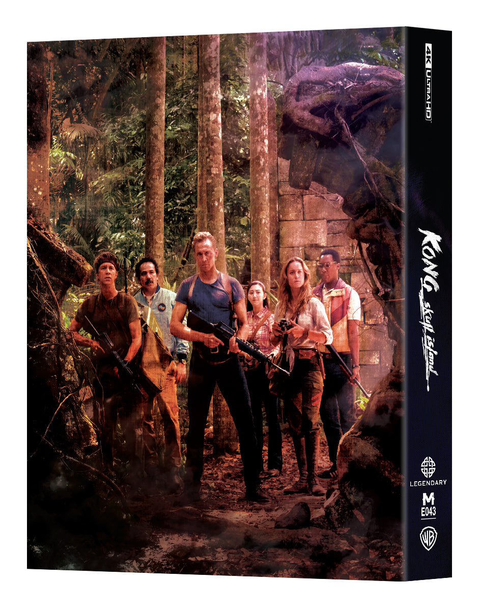Kong : Skull Island 4K Blu-ray Steelbook Manta Lab Exclusive ME#43 Double Lenticulaire Full Slip A