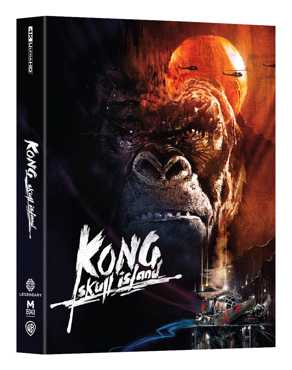 Kong : Skull Island 4K Blu-ray Steelbook Manta Lab Exclusive ME#43 Double Lenticulaire Full Slip A