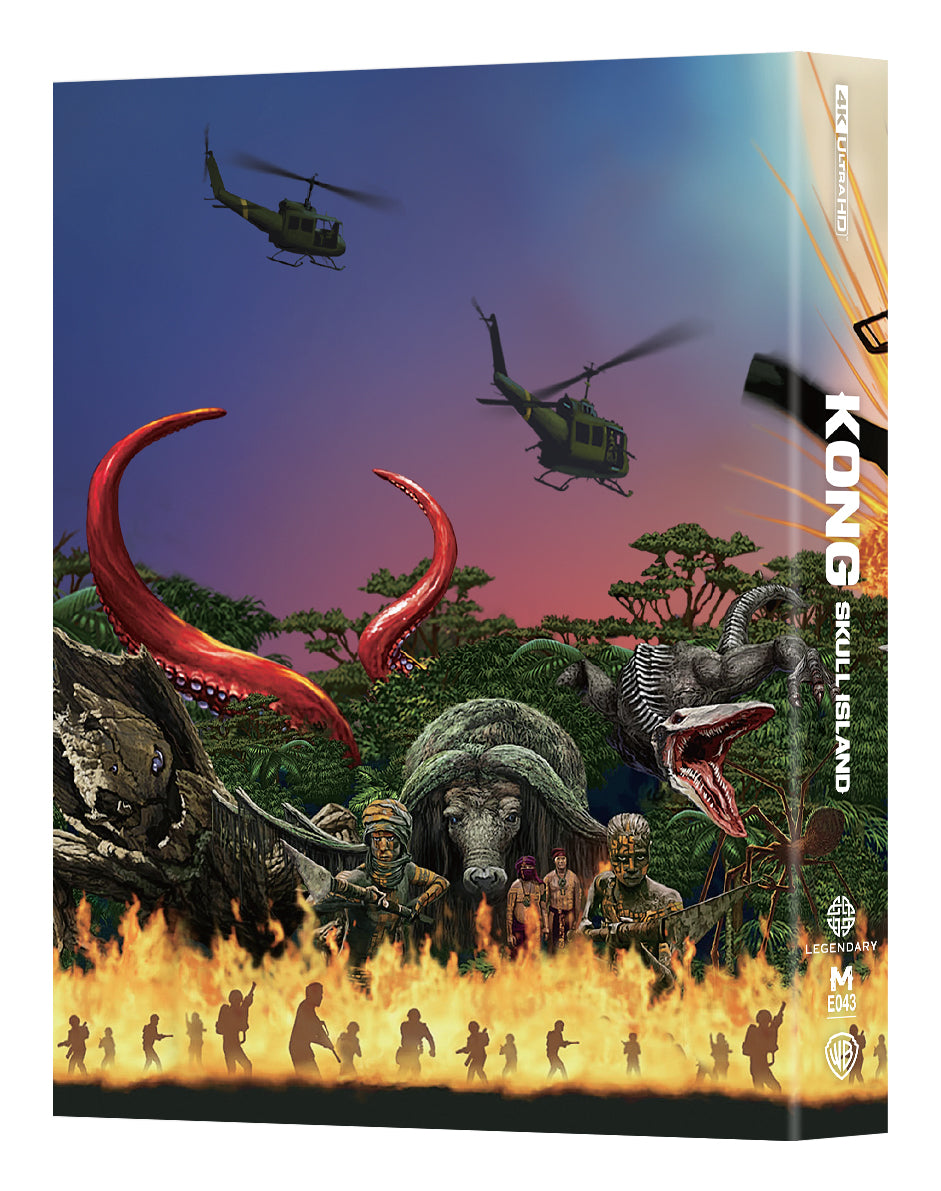 Kong: Skull Island 4K Blu-ray Steelbook Manta Lab Exclusive ME#43 Full Slip - PREORDER