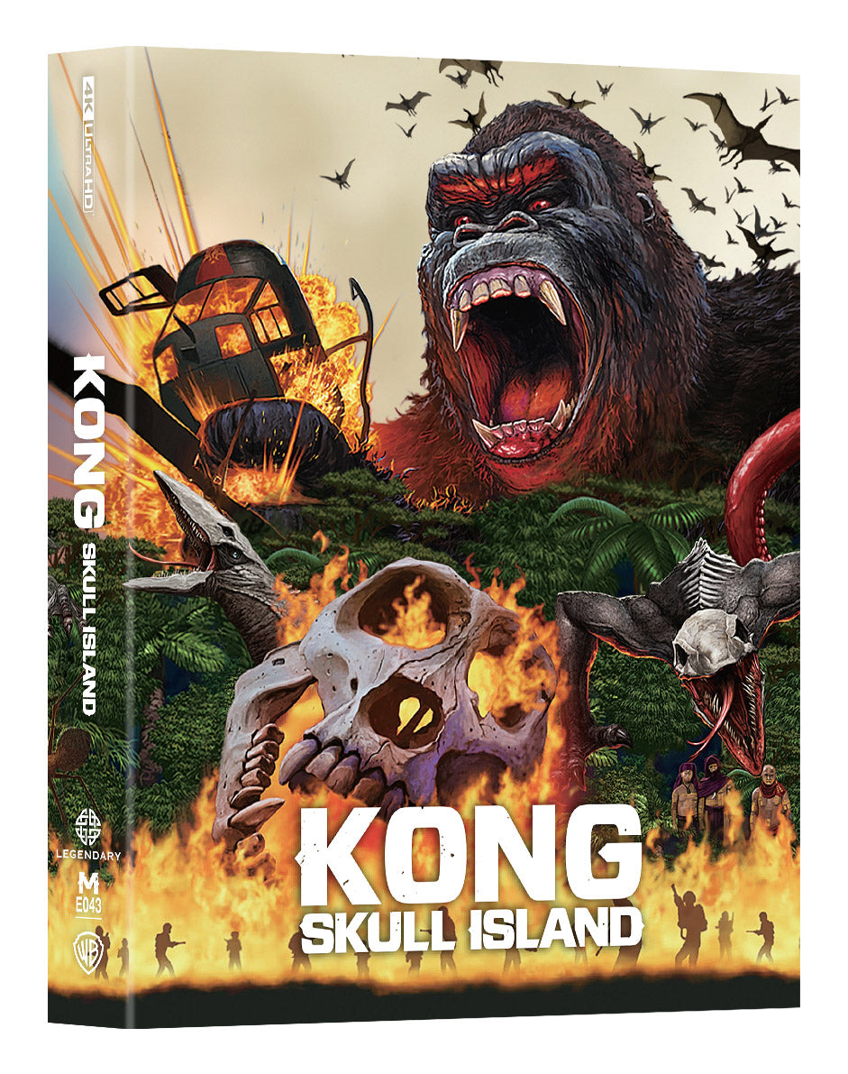 Kong: Skull Island 4K Blu-ray Steelbook Manta Lab Exclusive ME#43 Full Slip - PREORDER