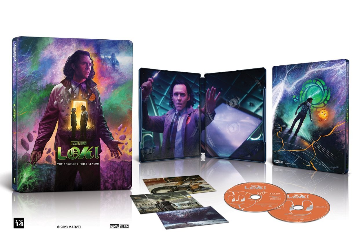 Coffret Steelbook 4K UHD Loki Saison 1, WandaVision, Mandalorian Saison 1, Mandalorian Saison 2