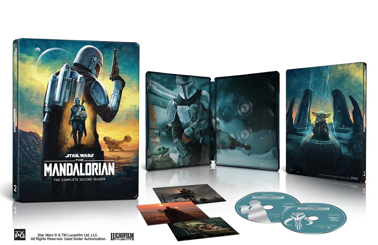 Loki Season 1, WandaVision, Mandalorian Season 1, Mandalorian Season 2 4K UHD Steelbook Bundle