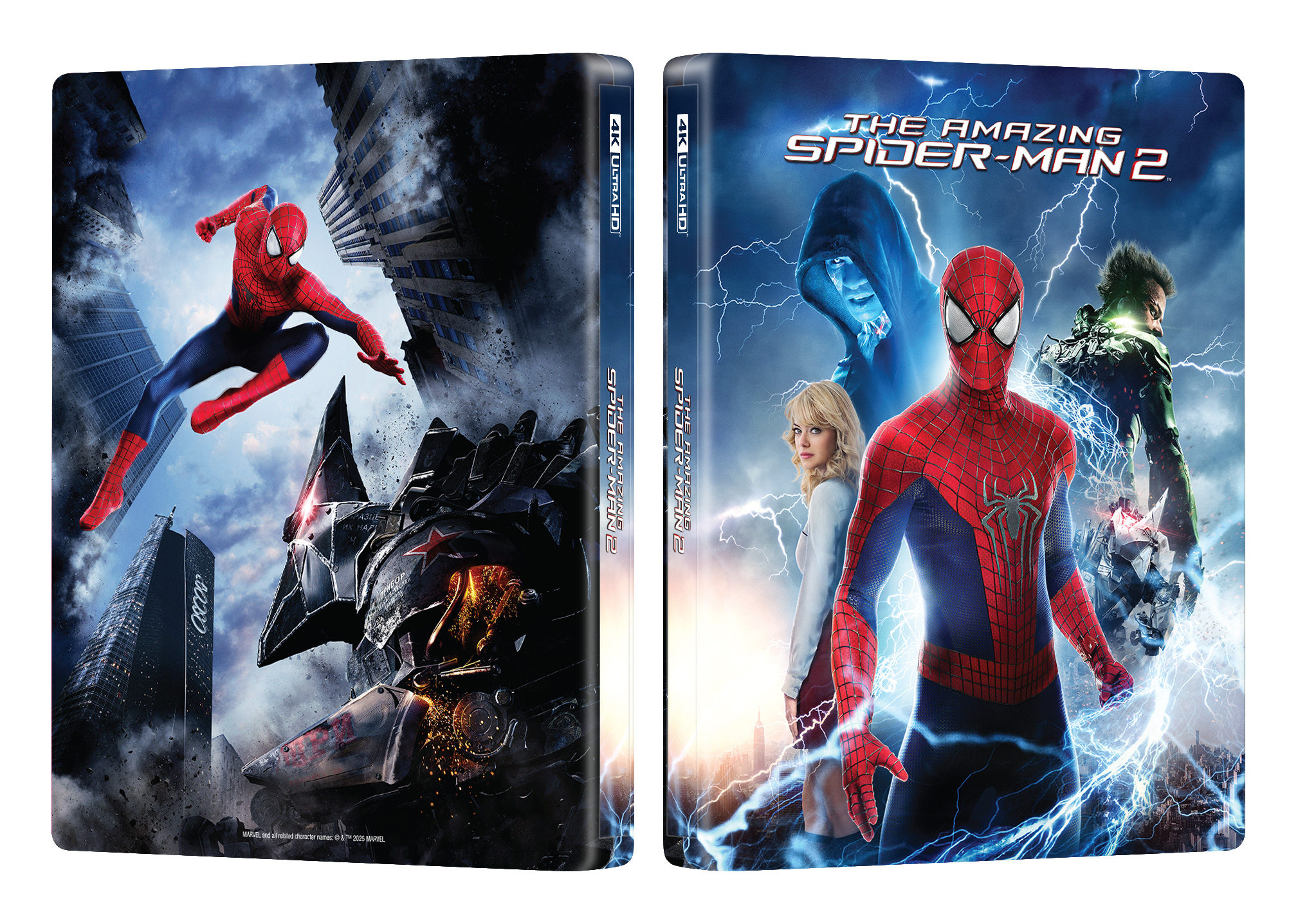 The Amazing Spider-Man 2 4K Blu-ray Steelbook Manta Lab Exclusive ME#84 Double Lenticulaire Full Slip B - PRÉCOMMANDE