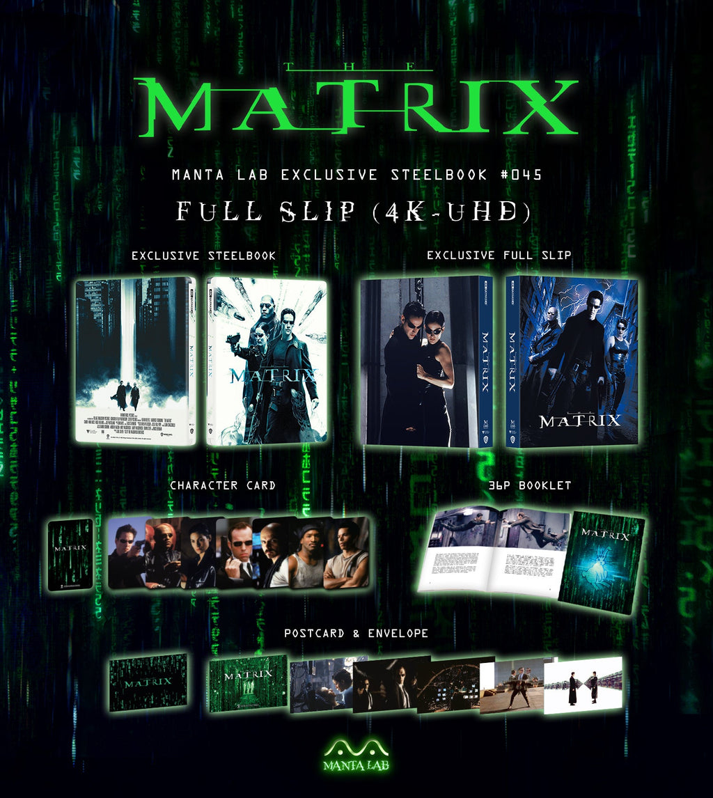 Coffret Steelbook Blu-ray 4K Matrix Manta Lab Exclusive ME#45 One Click