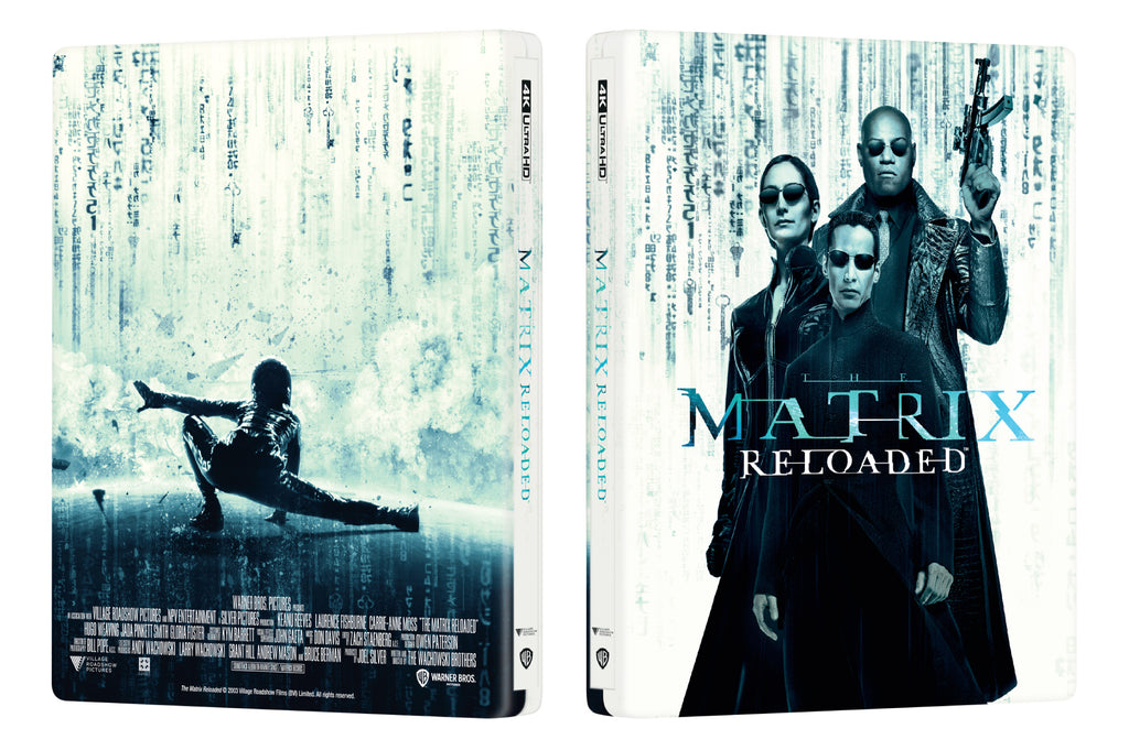 Coffret Steelbook 4K Blu-ray The Matrix Reloaded Manta Lab Exclusive ME#46 One Click