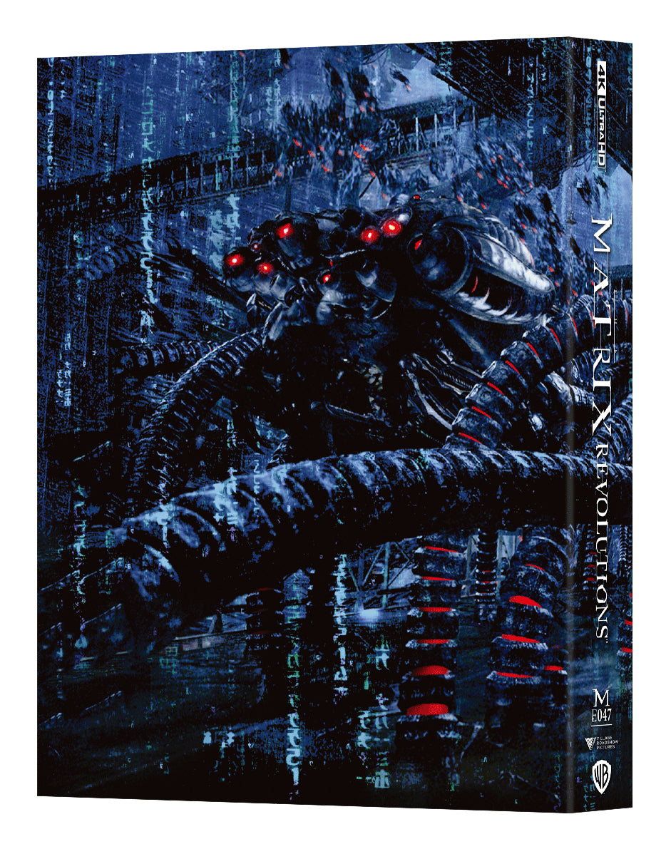Le Blu-ray 4K Steelbook de Matrix Revolutions, édition exclusive Manta Lab ME#47 HDN GB, précommande, double fourreau.