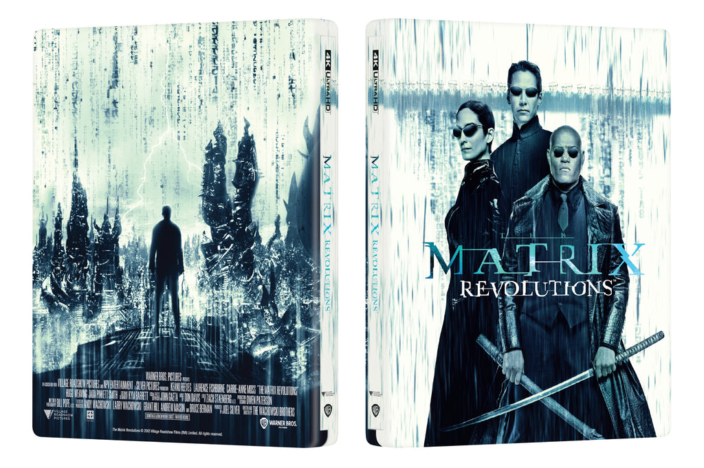Link Matrix Revolutions The Matrix Revolutions 4K Blu-ray Steelbook Manta Lab Exclusive ME#47 ...
