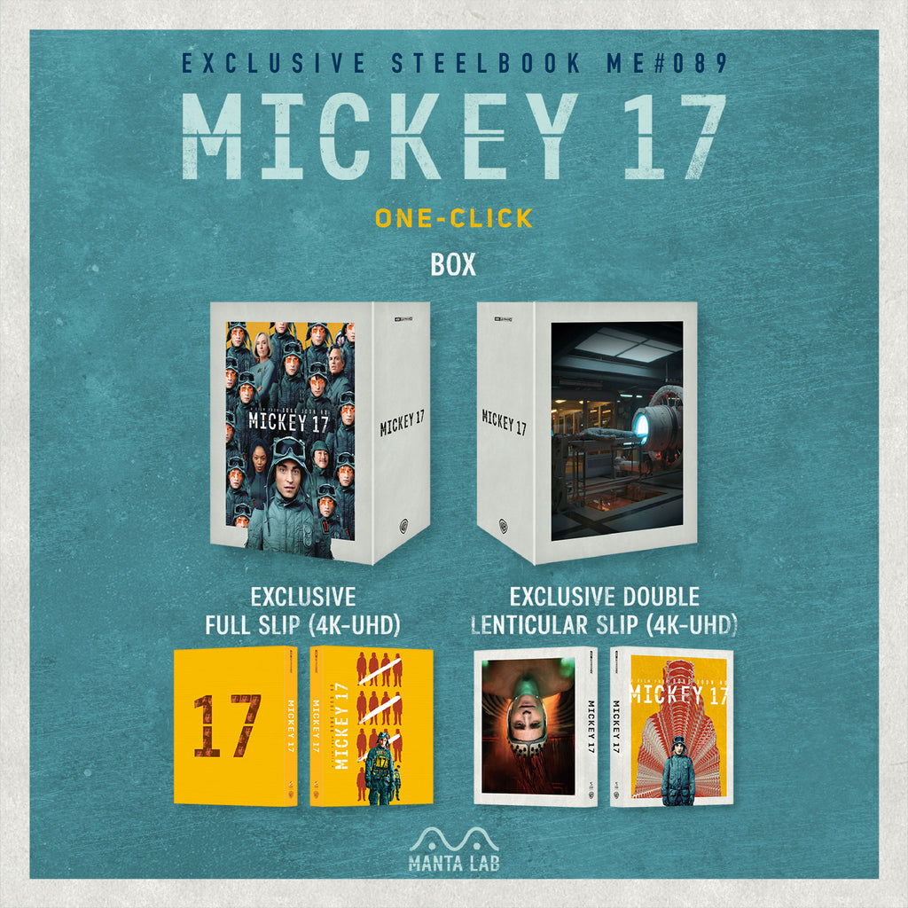 Mickey 17 4K Blu-ray Steelbook Manta Lab Exclusive ME#89 One Click Box Set - PREORDER