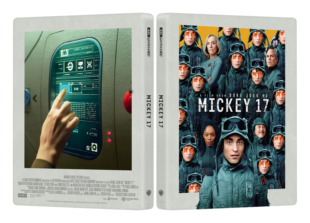 Mickey 17 4K Blu-ray Steelbook Manta Lab Exclusive ME#89 Double Lenticular Full Slip - PREORDER